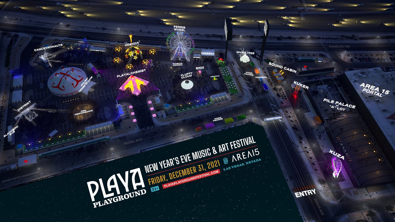 Playa Playground NYE at Area 15