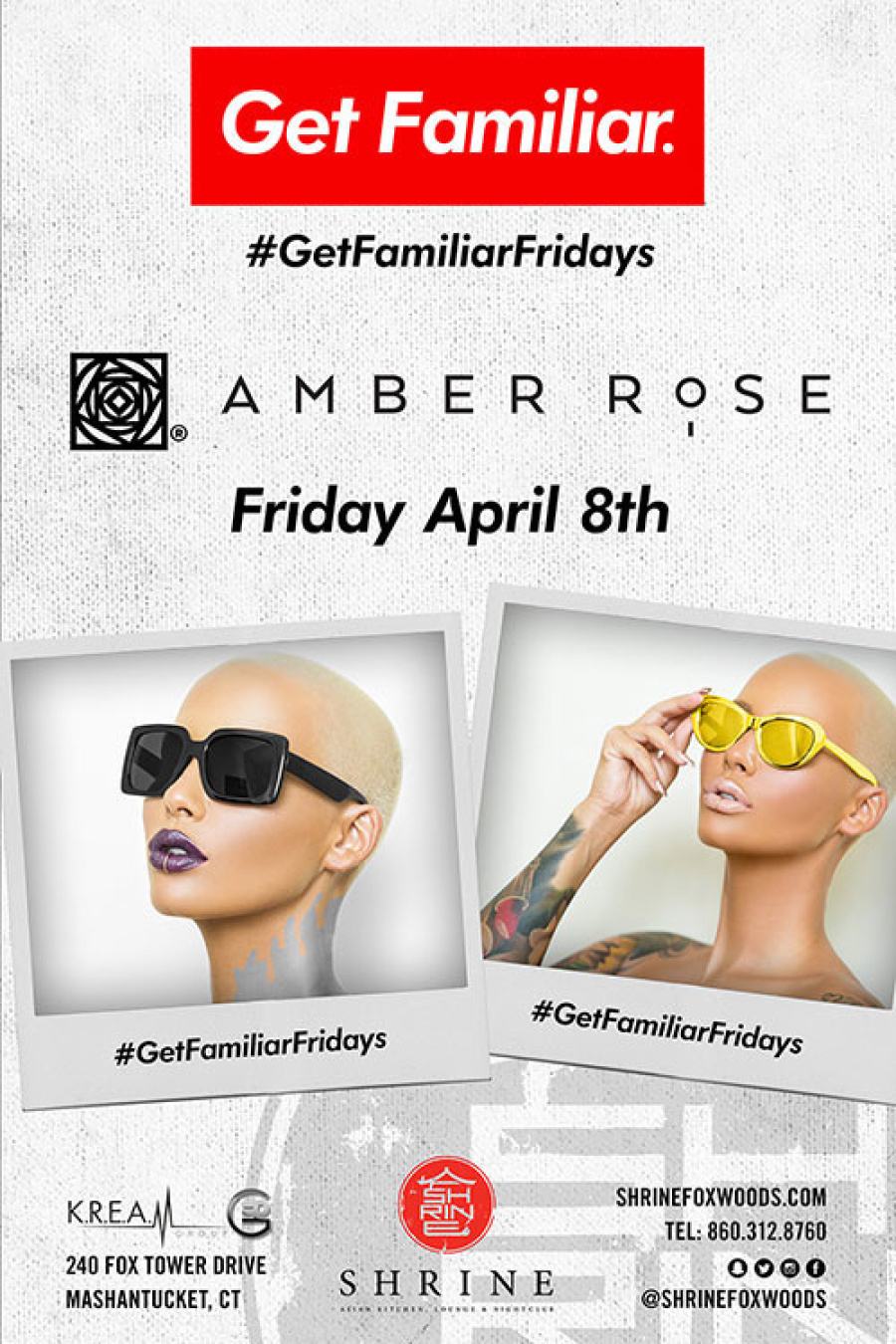 #GetFamiliarFridays | Amber Rose
